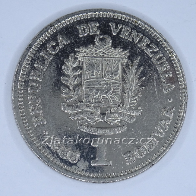 Venezuela - 1 bolivar 1986