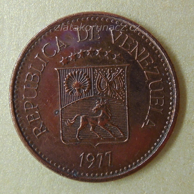 Venezuela - 5 centimos 1977