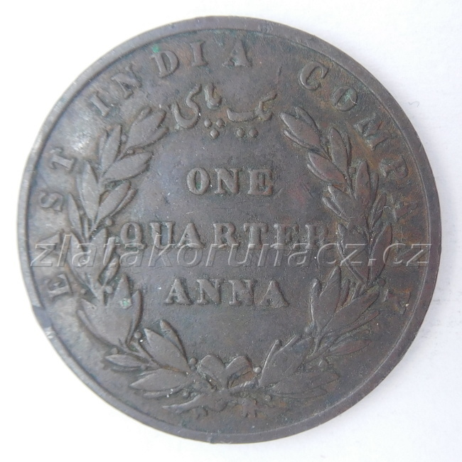 Indie-Britská - 1/4 anna 1835